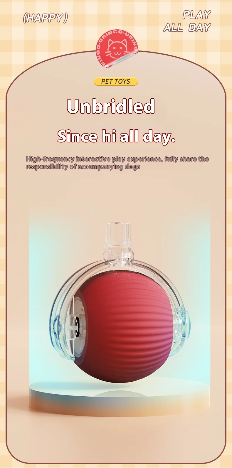 2Pcs Cat Interactive Ball Toys Automatic Rolling Ball Faux Tail Rechargeable Smart Pet Electric Toy Cat Training Imitate Mouse - Image 20